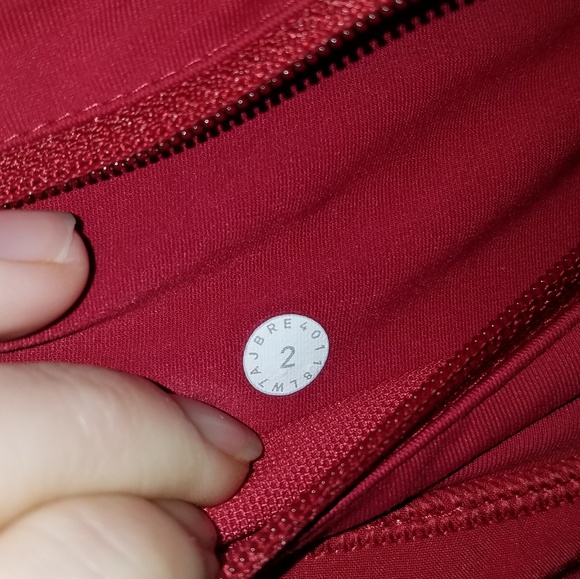 Lululemon Maroon Speed shorts - Picture 5 of 8